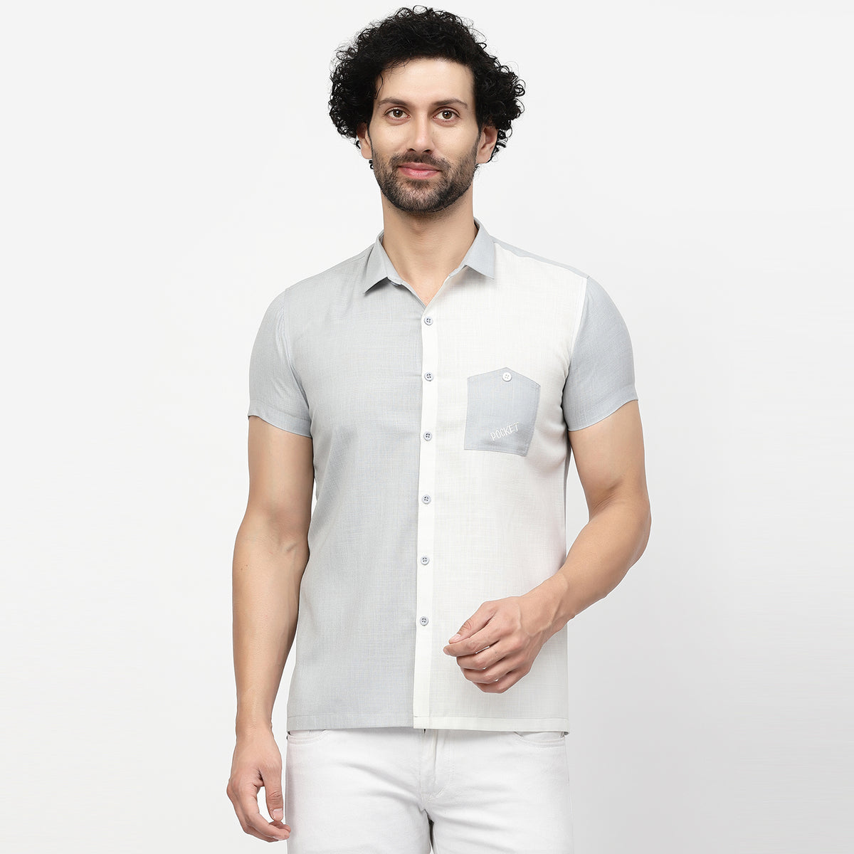 Buy Inverted Pocket Linen Shirt for Men Online – LELA By Varija