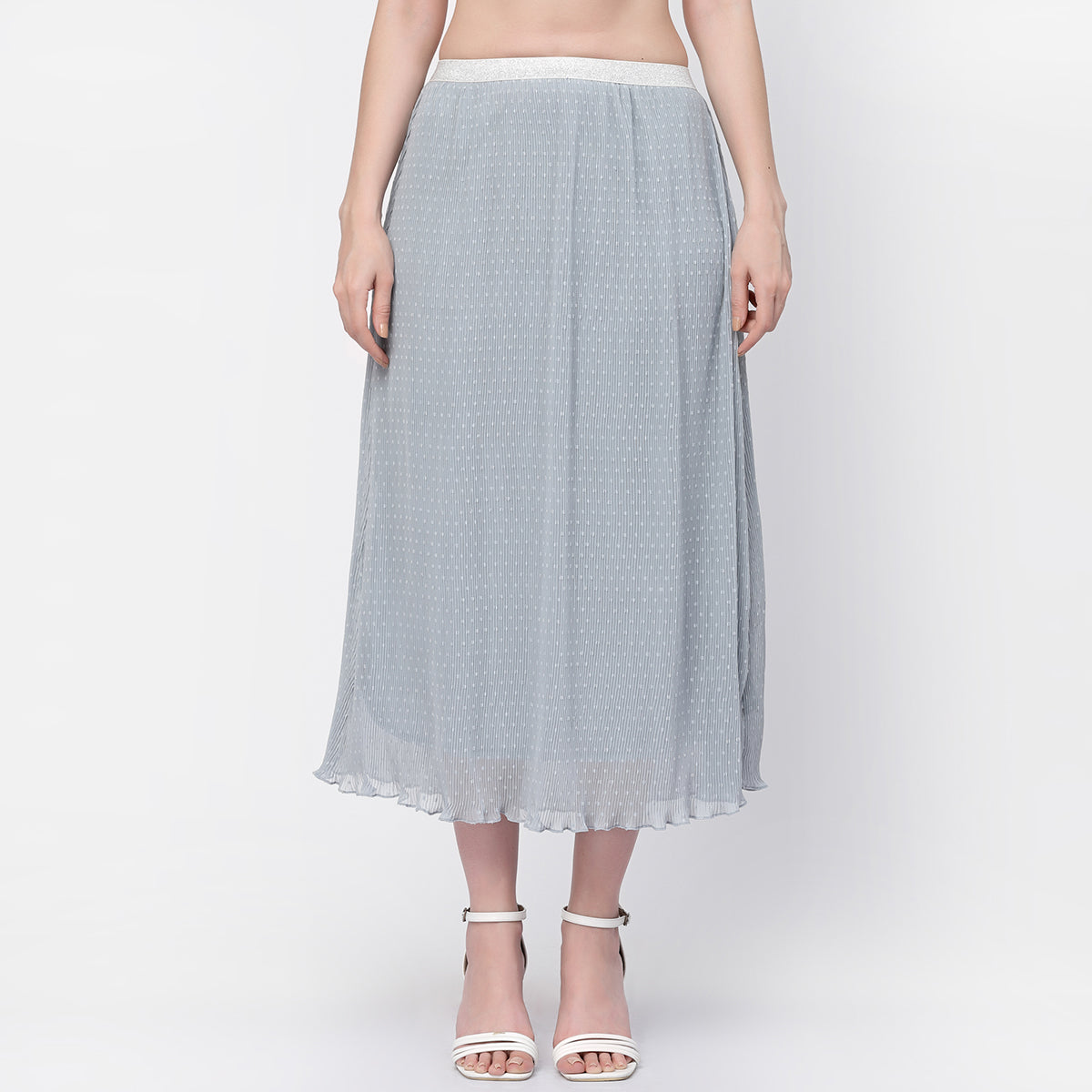 Georgette Pleated Skirt