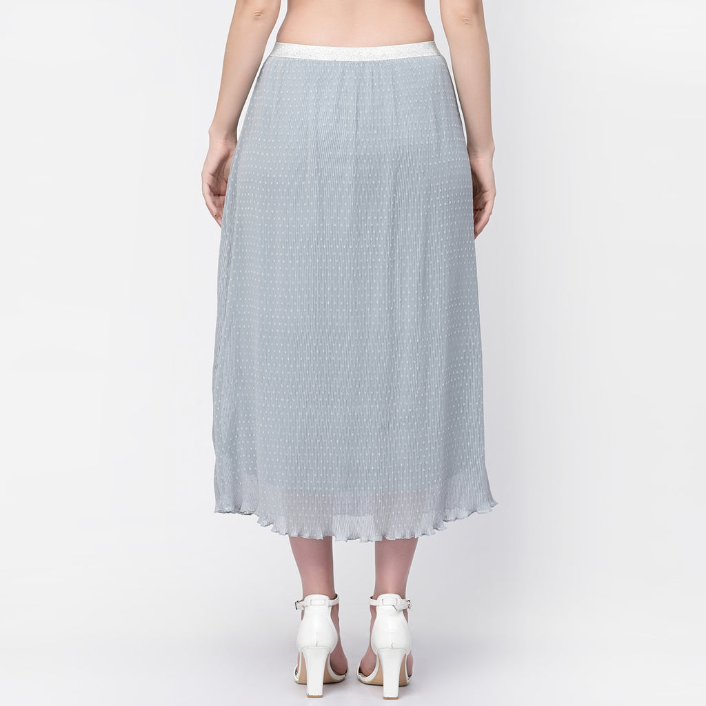 Georgette Pleated Skirt