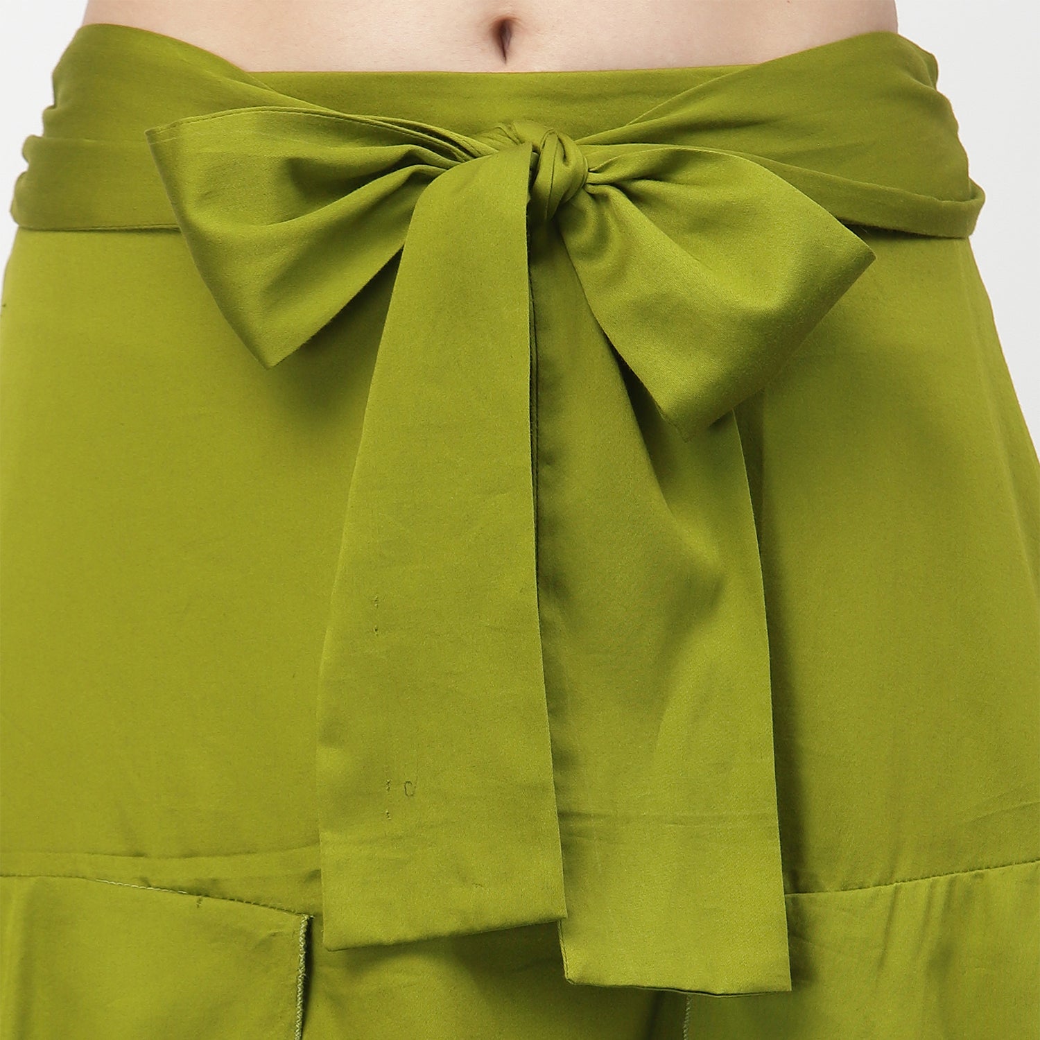 Olive Layered Skirt